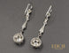 Boucles d'oreilles Dormeuses Diamants 58 Facettes A10229