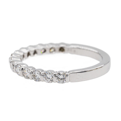 Bague 51 Bague Alliance Or blanc Diamant 58 Facettes 3105166CN