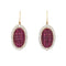 Boucles d'oreilles Boucles d'oreilles pendantes diamant rubis 58 Facettes G13656
