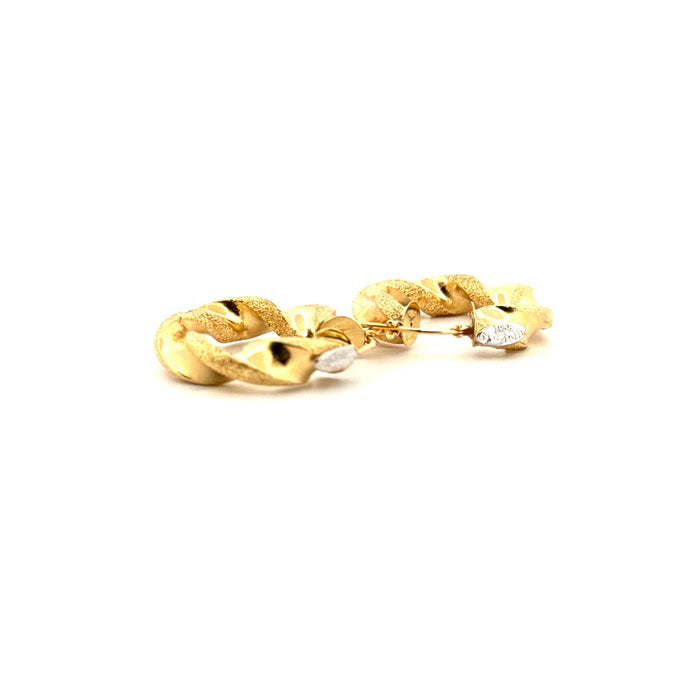 Pendientes de aro Graziella 1958 de oro amarillo