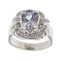 Bague 57 Bague or blanc saphir et diamants 58 Facettes 25684
