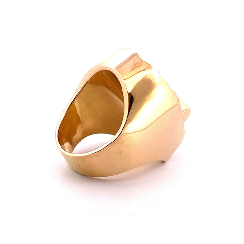 Bague Bague fer à cheval en or 18 carats et diamants 58 Facettes