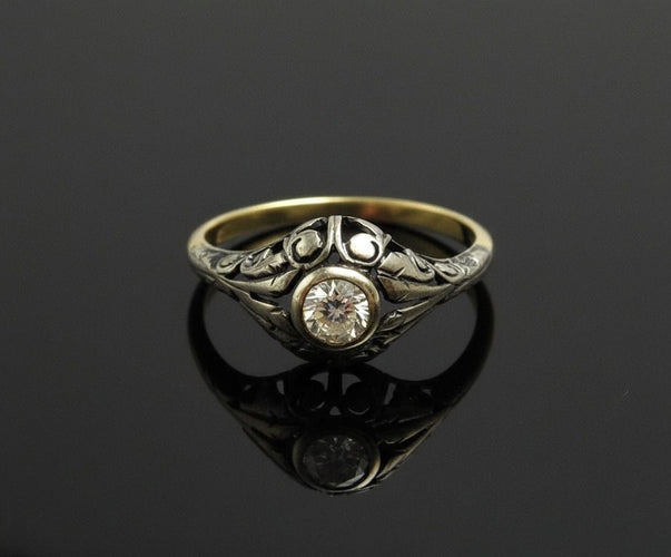 Bague Bague Art nouveau du début des années 1900 58 Facettes