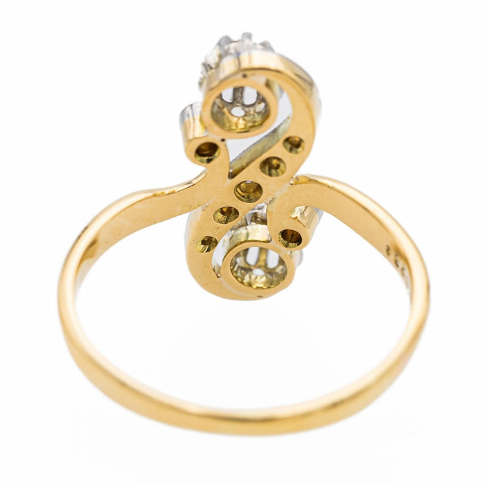 Bague 55.5 Bague Or jaune Diamant 58 Facettes 2642787CN