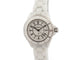 Montre montre CHANEL j12 33 mm en ceramique blanche quartz 58 Facettes 259477