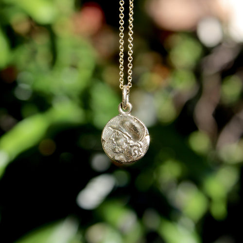 Pendentif Pendentif Guerrier de Mars Signature en or 14 carats 58 Facettes A20060