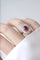 Bague Bague marguerite, rubis Birman non chauffé 1.60 Cts, diamants 58 Facettes