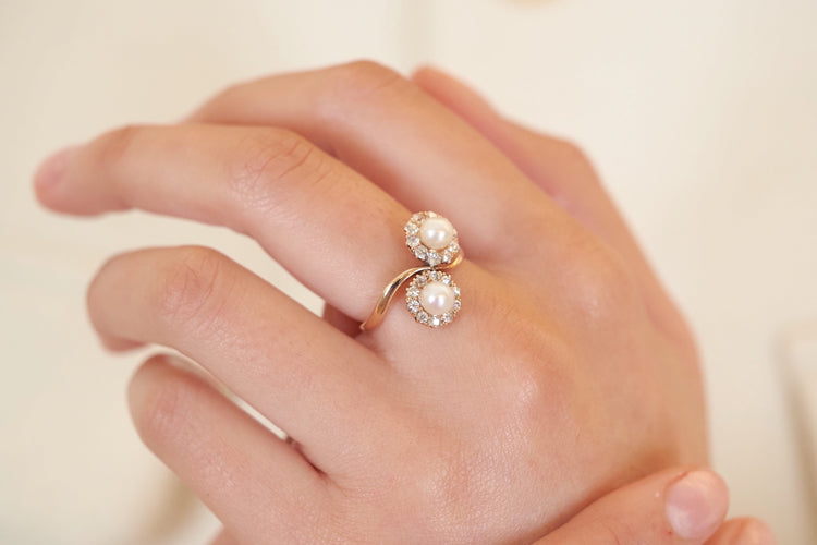 Bague 51 Bague or jaune sertie de diamants 58 Facettes 26022