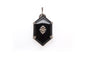 Collier Collier pendentif 1920 onyx et diamants 58 Facettes 24854