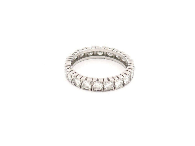 Bague 49 bague alliance pavage complet 20 diamants en platine 58 Facettes 261951