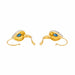 Boucles d'oreilles Boucles d'oreilles Dormeuses Or jaune Saphir 58 Facettes 3689626CN