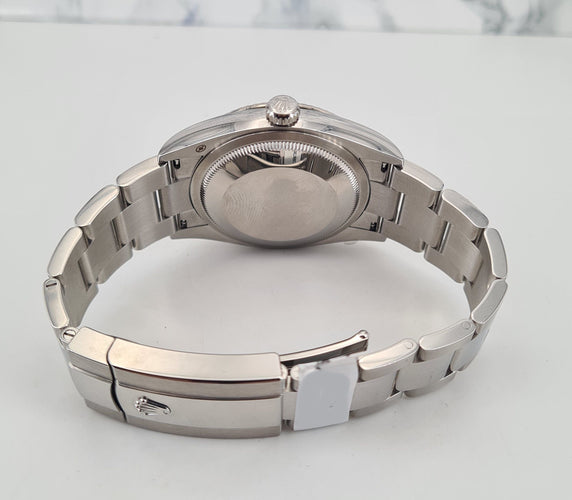 Montre ROLEX - Montre DateJust 36 Bleu Diamants 58 Facettes 126234-1-1