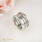 Bague 55 BULGARI - Bague B Zero 1 en or blanc 58 Facettes 2909