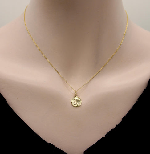 Pendentif Pendentif Guerrier de Mars Signature en or 14 carats 58 Facettes A20060