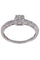 Bague 54 Bague solitaire or blanc diamants 58 Facettes 086101