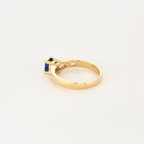 Bague 48 Bague Saphir et Diamants 58 Facettes