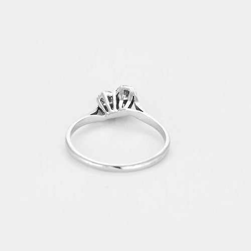 Bague 53 Solitaire TOI et MOI 58 Facettes LP1293/13