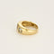 Bague 53 Bague jonc en or jaune, citrine, topaze et améthyste 58 Facettes ENG10845