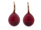 Boucles d'oreilles boucles d'oreilles POMELLATO dormeuses rouge passion rubis et or rose 58 Facettes 269158