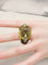 Bague 60 Pomellato - Bague Pin Up en or jaune 18 k, citrine, tsavorites et diamants 58 Facettes