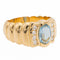 Bague 53 Bague Bandeau Or jaune Topaze, Diamant 58 Facettes 2381954CN