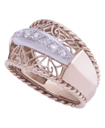 Bague 49 Bague Circa 1920 18K Or rose Diamant 58 Facettes BO210356/CIRCA1920