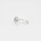 Bague 52 Bague ancienne or blanc 3 diamants 58 Facettes
