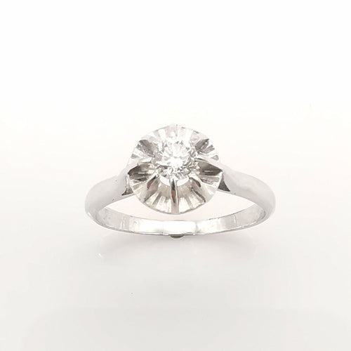 Bague 52 bague solitaire or et diamant 58 Facettes