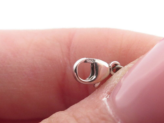 Bracelet bracelet DINH VAN impression 15 or blanc 18k diamants 0.2 ct en 58 Facettes 265173