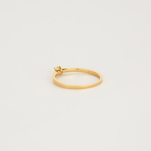 Bague 53 Solitaire en or jaune diamant 58 Facettes 3121246