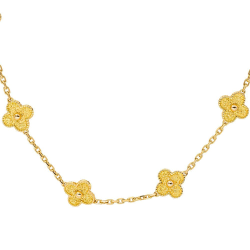 Collier Van Cleef & Arpels Collier Sautoir Alhambra Or jaune 58 Facettes 4504011CN