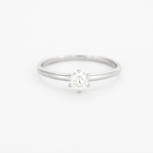Bague 60 Solitaire Diamant 58 Facettes LP371/10