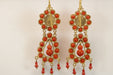 Boucles d'oreilles Boucles d'oreilles en or corail antique 58 Facettes 7590