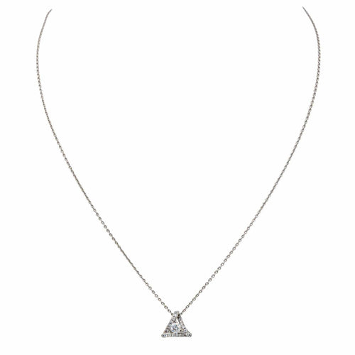 Collier Collier Or blanc Diamant 58 Facettes 3747940CN