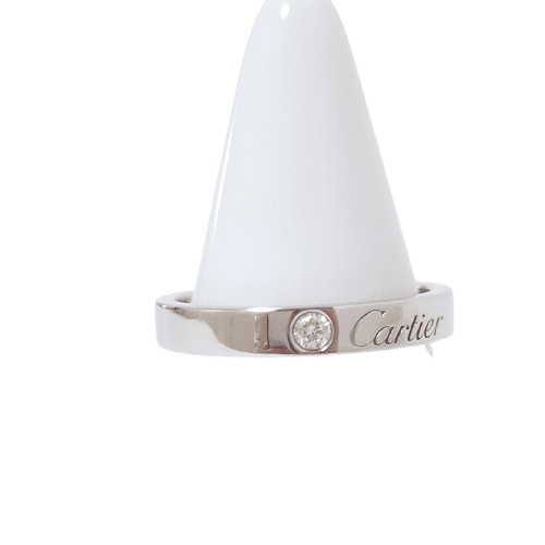 Bague 51 Cartier - Bague Alliance Le C en platine 58 Facettes 1