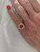 Bague 50 Bague or jaune rubis et diamants 58 Facettes 089911