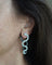 Boucles d'oreilles Boucles d'oreilles pendantes diamants noirs et blancs 58 Facettes 25641