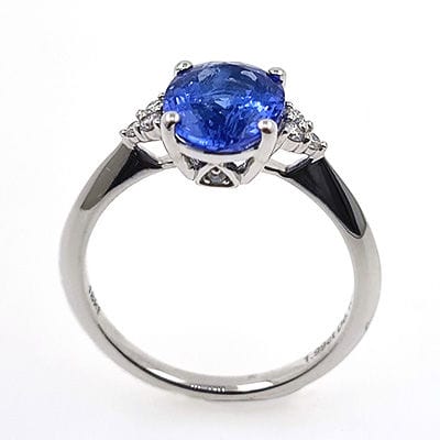 Bague Bague en or blanc tanzanite et diamant. 58 Facettes 57410353