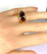 Bague 51.5 Bague en or jaune 18 carats ornée de 3 grenats 58 Facettes AB563
