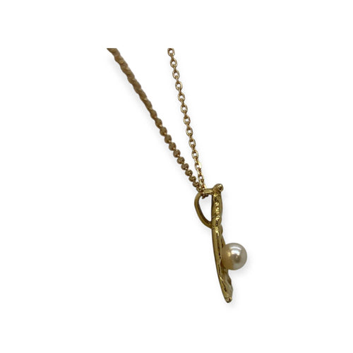 Pendentif Pendentif huître or jaune et perle 58 Facettes 330086124