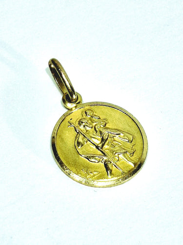 SAINT CHRISTOPHER-medalj i guld 