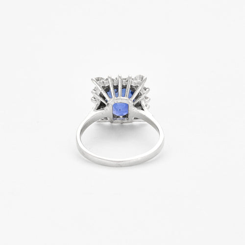Bague Bague Marguerite Saphir Diamants 58 Facettes