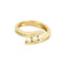 Bague 54,5 Bague en or jaune et diamants 58 Facettes B250528
