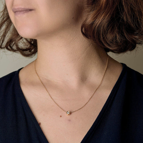 Collier Collier en or jaune et diamant 58 Facettes CAN1352X5