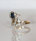 Bague 55 Bague Aigrette Diamants Saphir 58 Facettes 553