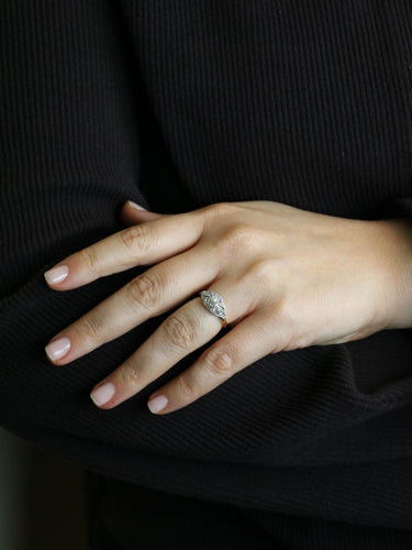 Bague 52 Bague Belle Epoque diamants perle fine 58 Facettes 1199.7