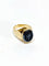 Intaglio ring in gold and hematite 