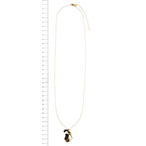Collier FERRAGAMO - Collier long avec pendentif chaussure 58 Facettes 39527