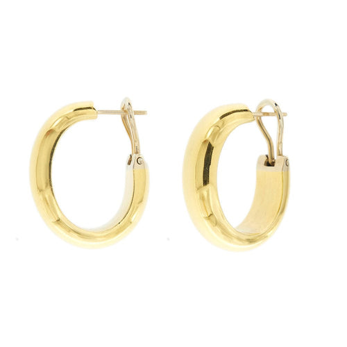 Boucles d'oreilles Boucles d'oreilles créoles bombées 58 Facettes 32691