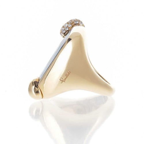 Bague 54 Bague Pomellato Ritratto en or rose, topaze et diamants 58 Facettes 2.18498